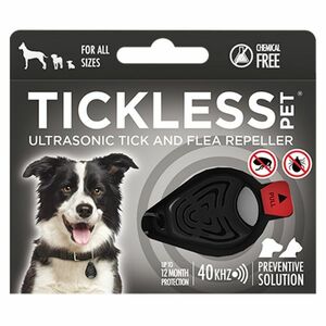 TICKLESS PET Ultrazvukový odpuzovač klíšťat a blech pro psy barvy black 1 kus obraz