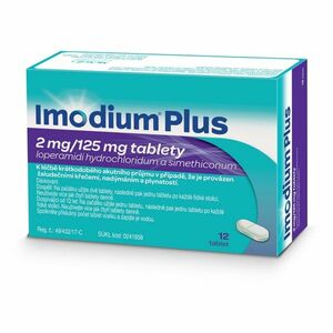 IMODIUM® Plus 2 mg/125 mg tablety obraz