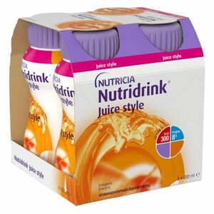 NUTRIDRINK Juice style příchuť pomeranč 4 x 200 ml obraz