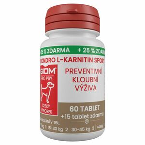 GIOM Chondro L-karnitin sport 60 tablet + 25% zdarma obraz
