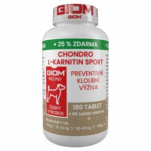 GIOM Chondro L-karnitin sport 180 tablet + 25% zdarma obraz