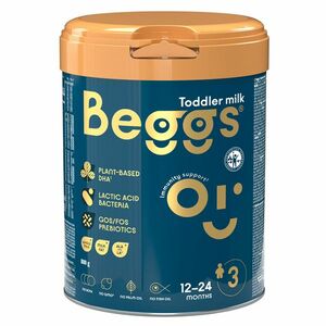 BEGGS 3 Pokračovací mléčná batolecí výživa od 12 - 24 měsíce 800 g obraz