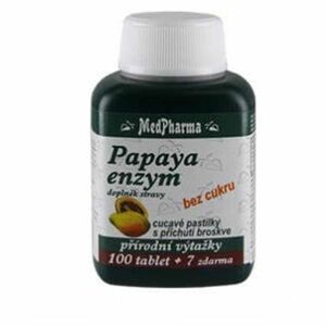MEDPHARMA Papaya enzym cucavé pastilky 107 tablet obraz