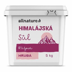 ALLNATURE Himalájská sůl růžová hrubá 5 kg obraz