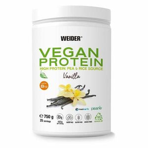 WEIDER Vegan protein příchuť vanilka 750 g obraz