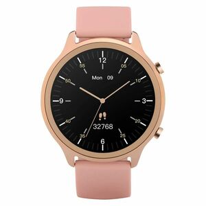GARETT ELECTRONICS Smartwatch Veronica zlatá růžový řemínek chytré hodinky obraz