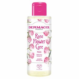 DERMACOL Flower Care Opojný tělový olej Růže 100 ml obraz