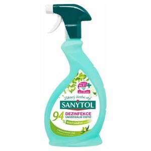 ﻿SANYTOL Dezinfekční univerzální čistič sprej 94% rostlinného původu 500 ml obraz