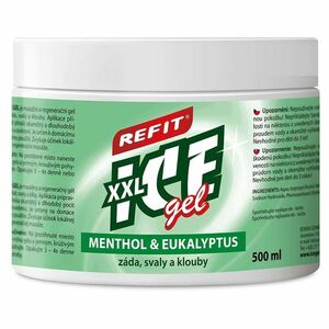 Refit Ice masážní gel s eukalyptem 500 ml zelený obraz