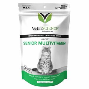 VETRISCIENCE Nu-Cat Senior multivitaminový doplněk pro kočky 37, 5 g obraz