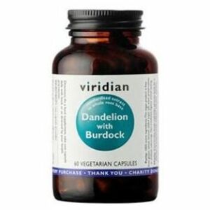 VIRIDIAN Nutrition Dandelion with Burdock 60 kapslí obraz