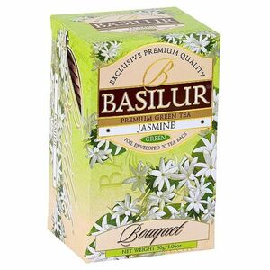 BASILUR Bouquet Jasmine zelený čaj 25 sáčků obraz