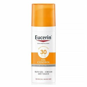 EUCERIN Sun Oil Control Ochranný krémový gel na opalování na obličej SPF 30 50 ml obraz