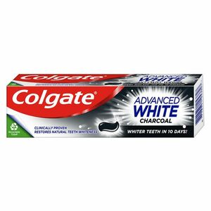 Colgate Advanced White bělicí zubní pasta s aktivním uhlím 75 ml obraz