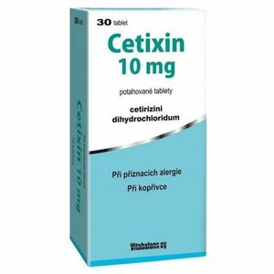 CETIXIN 10 mg 30 potahovaných tablet obraz