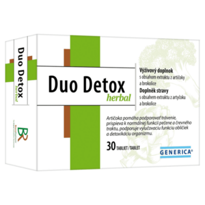 GENERICA Duo detox herbal 30 tablet obraz