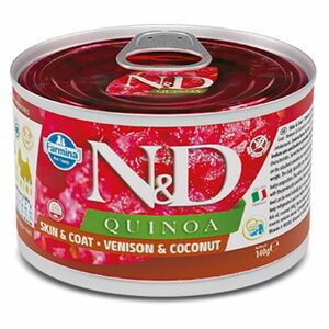 N&D Quinoa Venison & Coconut Adult Mini pro malá plemena psů 140 g obraz