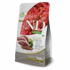 N&D Quinoa Neutered Duck & Broccoli & Asparagus pro kočky 1, 5 kg obraz