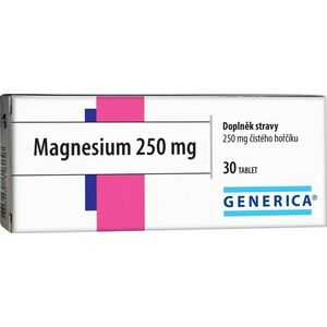Generica Magnesium 250 mg 30 tablet obraz