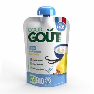 Good Gout BIO Vanilkový jogurt s hruškou 6m+ kapsička 90 g obraz