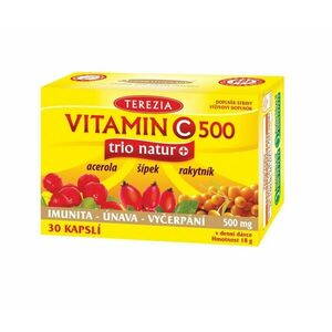 Terezia Vitamin C 500 mg TRIO NATUR+ 30 kapslí obraz