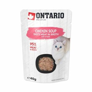 Ontario Kitten Kuřecí polévka kapsička 40 g obraz