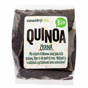 Country Life Quinoa černá BIO 250 g obraz