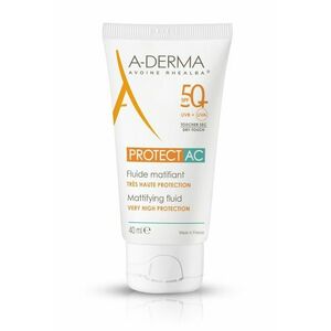 A-Derma AC SPF50+ zmatňující fluid 40 ml obraz