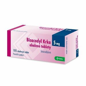 Bisacodyl Krka 5 mg 105 obalených tablet obraz