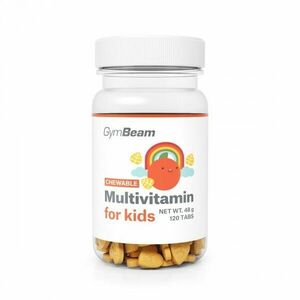 GymBeam Multivitamíny pro děti 120 cucacích tablet obraz
