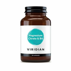 Viridian Magnesium Citrate with Vitamin B6 90 kapslí obraz