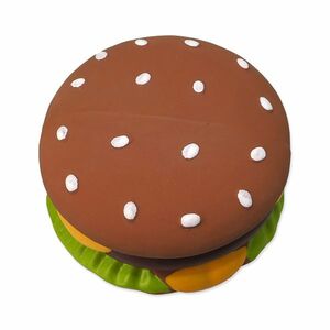 Dog Fantasy Latex hamburger hračka se zvukem 8 cm obraz