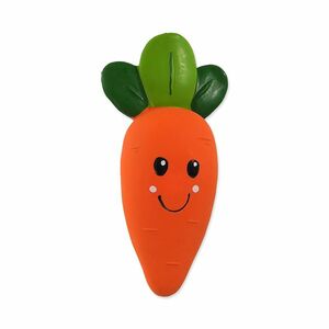 Dog Fantasy Latex hračka zelenina mrkev se zvukem 18 cm obraz