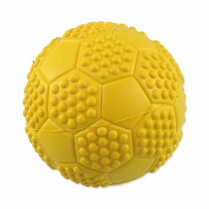 Dog Fantasy Hračka míček fotbal s bodlinami pískací mix barev 7 cm obraz