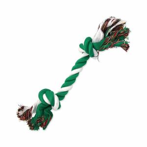 Dog Fantasy Hračka uzel bavlněný zeleno-bílý 2 knoty 30 cm obraz