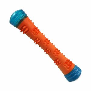 Dog Fantasy Hračka hůlka kouzelná svítící pískací oranžovo-modrá 4, 6 x 4, 6 x 23 cm obraz