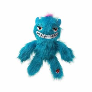 Dog Fantasy Hračka Monsters strašidlo pískací chlupaté modré 35 cm obraz