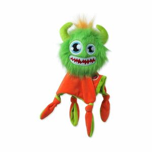 Dog Fantasy Hračka Monsters strašidlo pískací zelené s dečkou 28 cm obraz
