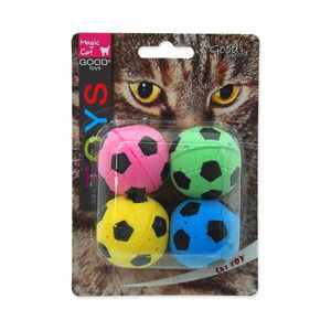 MAGIC CAT Hračka míček pěnový fotbalový 3, 75 cm 4 ks obraz