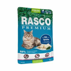 Rasco Premium Sterilized treska se spirulinou kapsička 85 g obraz