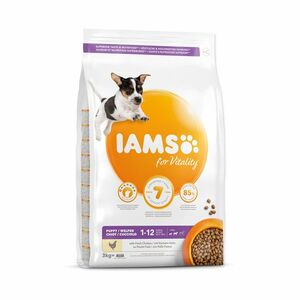 IAMS Dog Puppy Small & Medium Chicken granule 3 kg obraz