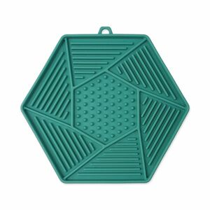 Epic PET Podložka lízací Lick&Snack hexagon světle zelený 17x15 cm obraz