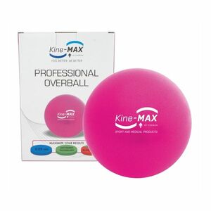 KineMAX Professional Overball 25 cm cvičební míč 1 ks růžový obraz