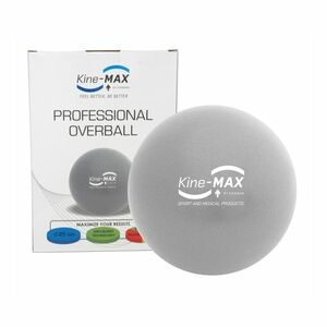 KineMAX Professional Overball 25 cm cvičební míč 1 ks stříbrný obraz