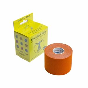KineMAX SuperPro Cotton 5 cm x 5 m kinesiologická tejpovací páska 1 ks oranžová obraz