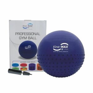 KineMAX Professional 65 cm gymnastický míč 1 ks modrý obraz