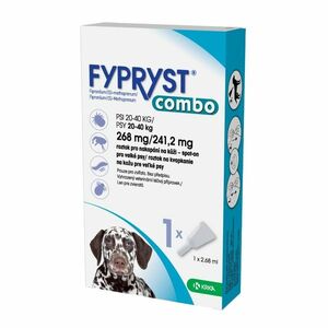Fypryst Combo spot-on pro velké psy 20-40 kg 268 mg/241, 2 mg roztok pro nakapání na kůži 1x2, 68 ml obraz