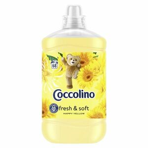 Coccolino Aviváž Happy Yellow fresh & soft 1700 ml 68 dávek obraz