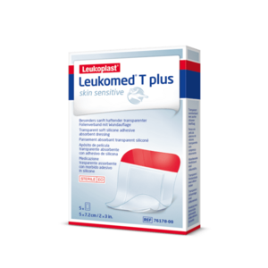 Leukoplast Leukomed T plus skin sensitive 5x7, 2 cm absorpční krytí 5 ks obraz