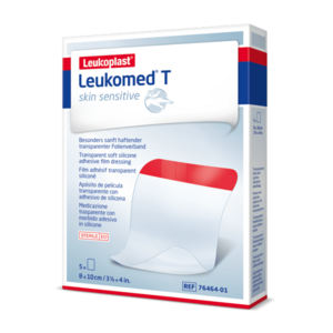 Leukoplast Leukomed T skin sensitive 8x10 cm transparentní krytí 5 ks obraz